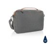 Moderne, minimalistische laptoptas kleur donkergrijs