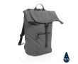 Waterbestendige rugzak met laptopvak kleur donkergrijs
