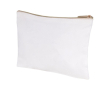 Polyester sublimatie toilettasje kleur wit