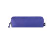 Bedrukte etui van RPET met ritssluiting kleur marineblauw