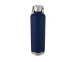 Groot formaat rvs drinkfles met logo kleur donkerblauw