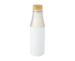 Elegante thermosflessen met logo kleur wit