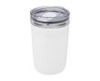 Glazen thermosbeker met logo kleur wit