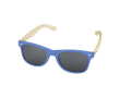 Retro zonnebril met logo kleur blauw