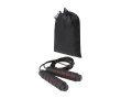Springtouw met logo en foam handgrepen kleur rood