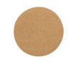 Kurken muismat met logo kleur naturel