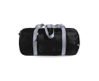 Sporttas met logo van gerecycled plastic kleur zwart