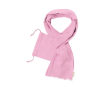 Biokatoenen sjaal met logo kleur roze