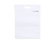 Gerecycled non woven tas met opdruk kleur wit