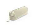 Bedrukte etui met bijpassende rits kleur beige