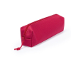 Bedrukte etui met bijpassende rits kleur rood