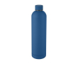 Moderne thermische bidon met logo kleur marineblauw