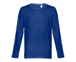 Bedrukt shirt met lange mouwen, 150 g/m2 kleur koningsblauw