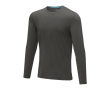 Bedrukte eco shirts met lange mouwen kleur donkergrijs