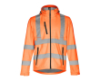 Polyester neon werkjas met logo, 320 g/m2 kleur oranje
