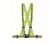 reflecterend vest met zilveren reflectiestrepen kleur groen