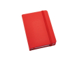 Pocket notitieboekje voor bedrijven kleur rood