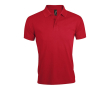 200 g/m2 polyester en katoenen poloshirt kleur rood