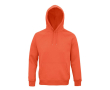 Eco sweatshirt met capuchon 280 g/m2 kleur oranje