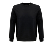 Sweatshirt met duurzaam logo 280 g/m2 kleur zwart