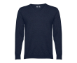 V-hals trui 220 g/m2 kleur marineblauw