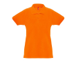 Damespolo van 100% katoen 240 g/m2 kleur oranje