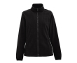 Fleecejack voor dames 300 g/m2 kleur zwart