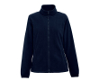 Fleecejack voor dames 300 g/m2 kleur donkerblauw