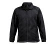 Gerecycled fleecejack 280 g/m2 kleur zwart