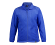 Gerecycled fleecejack 280 g/m2 kleur blauw