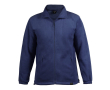 Gerecycled fleecejack 280 g/m2 kleur marineblauw