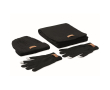 Winterset met sjaal, handschoenen en muts met logo kleur zwart