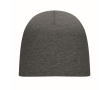 Katoenen muts met bedrukking, 190 g/m2 kleur donkergrijs