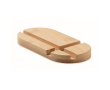 Bamboe standaard voor tablet of mobiel kleur hout