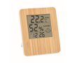 Bedrukte weerstations met bamboe voorkant kleur hout