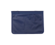 Nylon documentenkoffer met ritssluiting kleur marineblauw