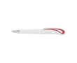 Balpen met zwaanclip kleur rood