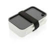 Lunchbox gemaakt van 93% gerecycled plastic kleur wit