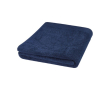 Grote katoenen handdoek 550 g/m2 kleur marineblauw