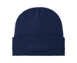 Reclamehoed met patch om te bedrukken kleur marineblauw