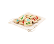 Spel met nummerts kleur naturel