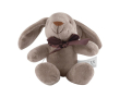 Konijnenknuffel met logo kleur bruin