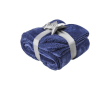 Deken met twee verschillende delen kleur blauw