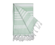 Handdoek pareo in katoen 220 g/m2 kleur groen