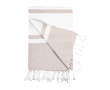 Pareo van gerecycled katoen van 160 g/m² kleur beige
