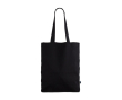 Tas van zwart fairtrade katoen kleur zwart