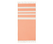 Gerecyclede handdoek Pareo Sea 140 g/m2 kleur oranje