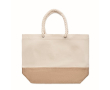 Canvas tas met koordhengsels 280 g/m2 kleur beige
