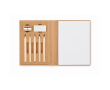 Kit om te tekenen met vellen, kleuren en rubber kleur beige