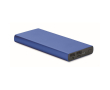 Powerbank van 10000 mAh met USB type C kleur koningsblauw